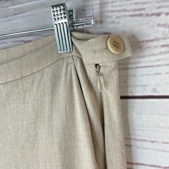 Eileen Fisher Women's Tan Bi-Stretch Tencil Straight Leg Dress Pants‎ Size 10 - Picture 3 of 12